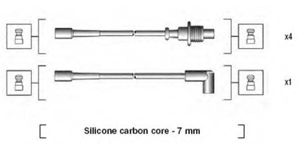 MAGNETI MARELLI 941135090698 Комплект проводов зажигания