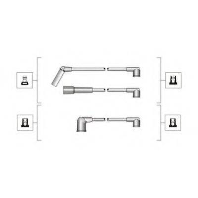 MAGNETI MARELLI 941319170001 Комплект проводов зажигания