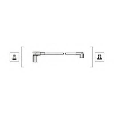 MAGNETI MARELLI 941319170002 Комплект проводов зажигания