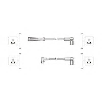 MAGNETI MARELLI 941319170024 Комплект проводов зажигания