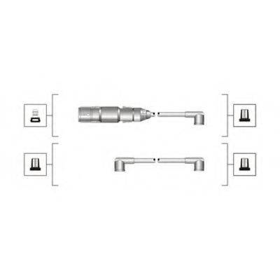 MAGNETI MARELLI 941319170071 Комплект проводов зажигания