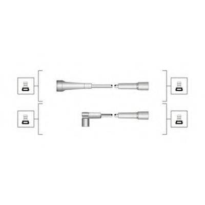 MAGNETI MARELLI 941319170097 Комплект проводов зажигания