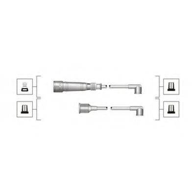 MAGNETI MARELLI 941319170114 Комплект проводов зажигания