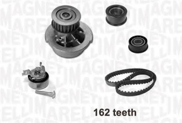 MAGNETI MARELLI 341404200002 Водяной насос + комплект зубчатого ремня