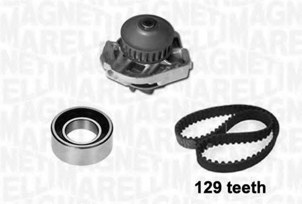 MAGNETI MARELLI 341404820001 Водяной насос + комплект зубчатого ремня