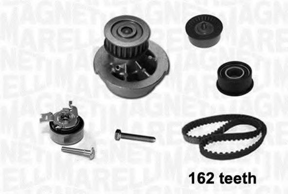 MAGNETI MARELLI 341405720001 Водяной насос + комплект зубчатого ремня