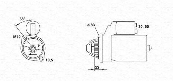 MAGNETI MARELLI 943251325010 Стартер