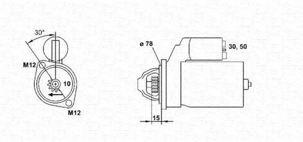 MAGNETI MARELLI 943251450010 Стартер