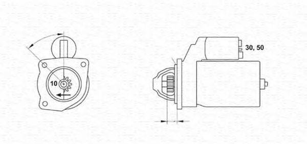 MAGNETI MARELLI 943252273010 Стартер