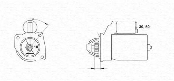 MAGNETI MARELLI 943252290010 Стартер