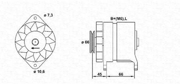 MAGNETI MARELLI 943356137010 Генератор