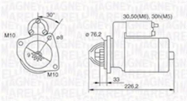 MAGNETI MARELLI 063720011010 Стартер