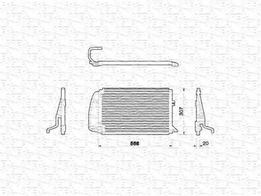 MAGNETI MARELLI 350203205000 Конденсатор, кондиционер