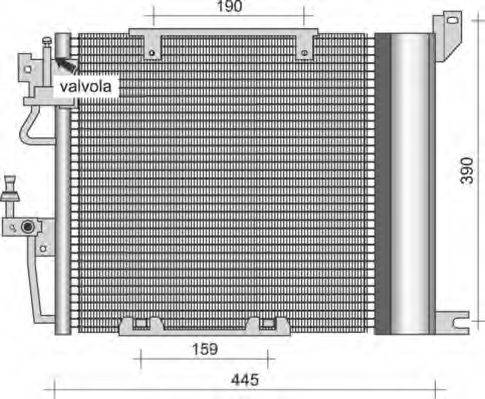 MAGNETI MARELLI 350203256000 Конденсатор, кондиционер