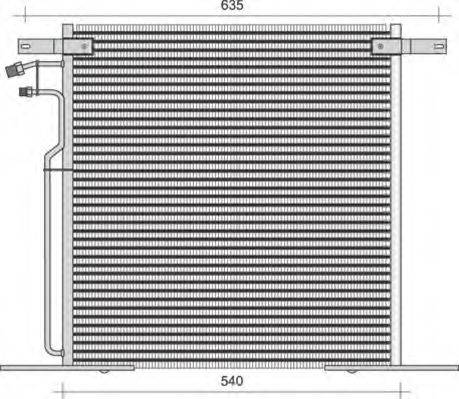 MAGNETI MARELLI 350203283000 Конденсатор, кондиционер