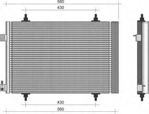 MAGNETI MARELLI 350203382000 Конденсатор, кондиционер