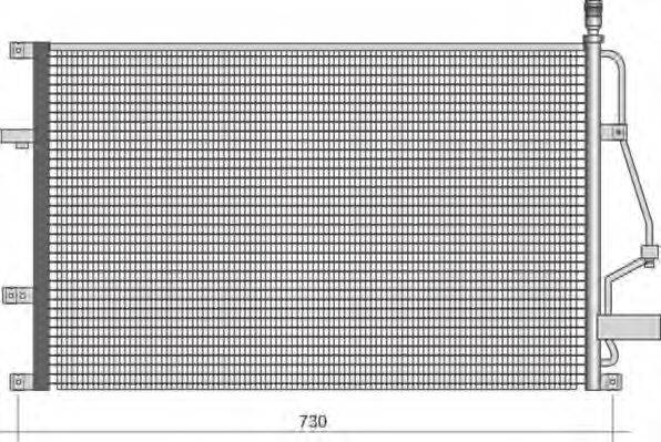 MAGNETI MARELLI 350203488000 Конденсатор, кондиционер