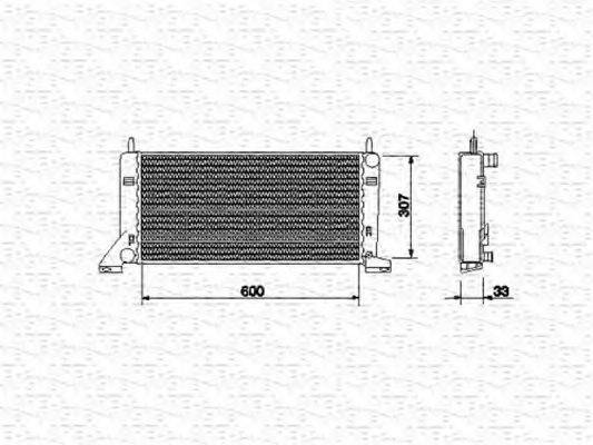 MAGNETI MARELLI 350213465000 Радиатор, охлаждение двигателя