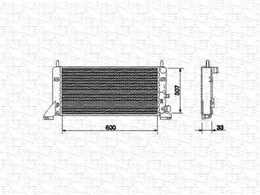 MAGNETI MARELLI 350213467000 Радиатор, охлаждение двигателя