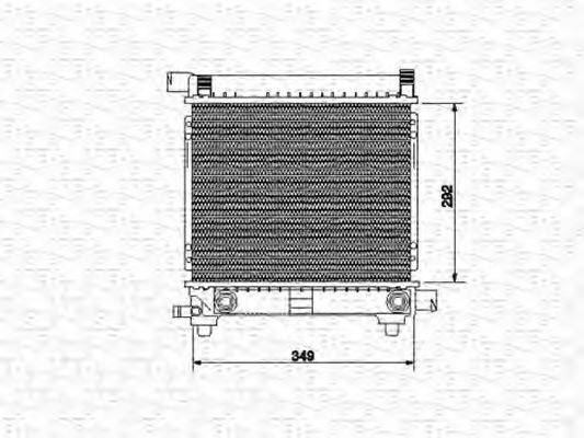 MAGNETI MARELLI 350213534000 Радиатор, охлаждение двигателя