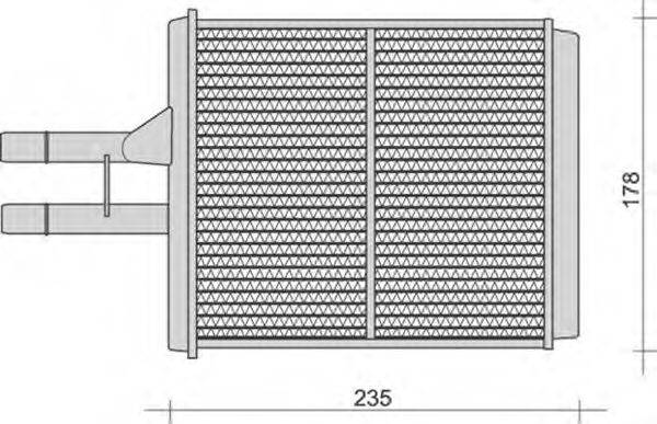 MAGNETI MARELLI 350218259000 Теплообменник, отопление салона