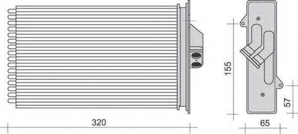 MAGNETI MARELLI 350218290000 Теплообменник, отопление салона