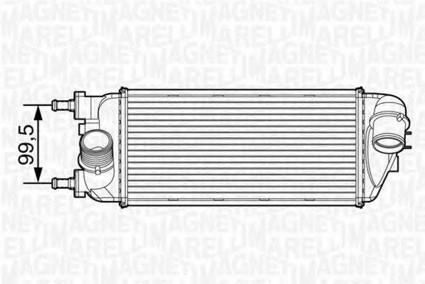 MAGNETI MARELLI 351319201500 Интеркулер
