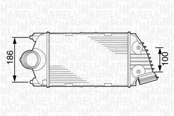 MAGNETI MARELLI 351319201810 Интеркулер