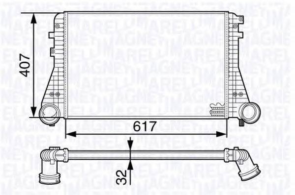 MAGNETI MARELLI 351319202020 Интеркулер