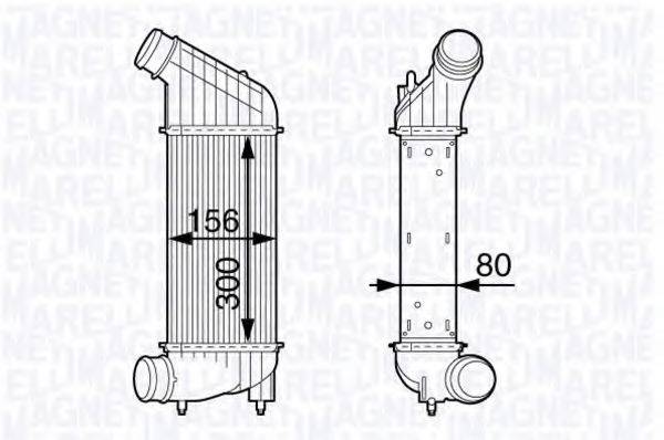 MAGNETI MARELLI 351319202040 Интеркулер