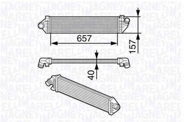 MAGNETI MARELLI 351319202050 Интеркулер