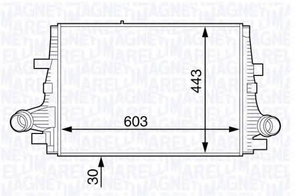 MAGNETI MARELLI 351319202100 Интеркулер