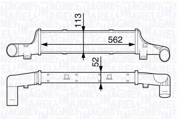 MAGNETI MARELLI 351319202180 Интеркулер
