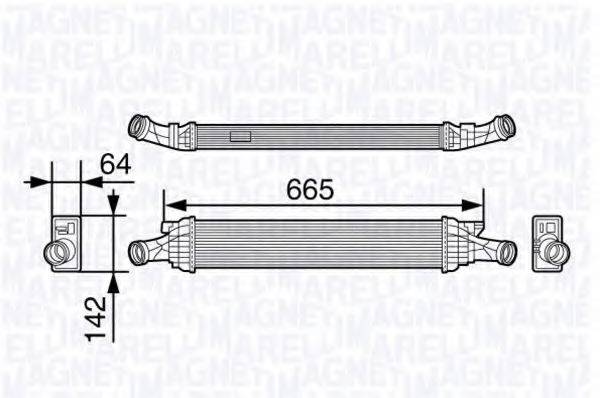 MAGNETI MARELLI 351319202260 Интеркулер