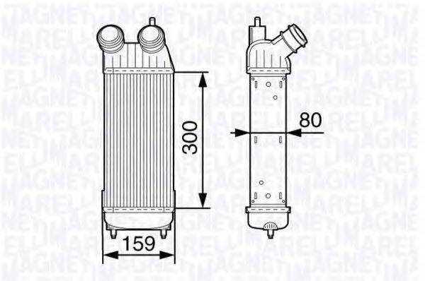 MAGNETI MARELLI 351319202310 Интеркулер