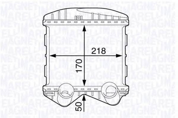 MAGNETI MARELLI 351319202340 Интеркулер