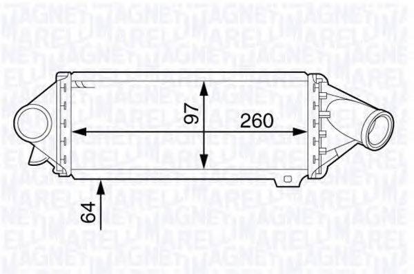 MAGNETI MARELLI 351319202460 Интеркулер