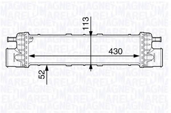 MAGNETI MARELLI 351319202520 Интеркулер