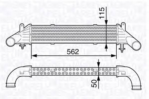 MAGNETI MARELLI 351319202570 Интеркулер