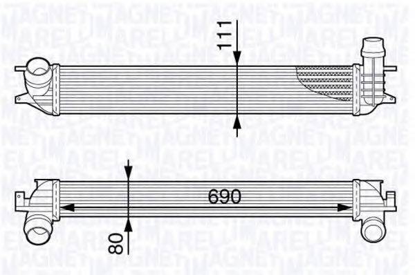 MAGNETI MARELLI 351319202630 Интеркулер