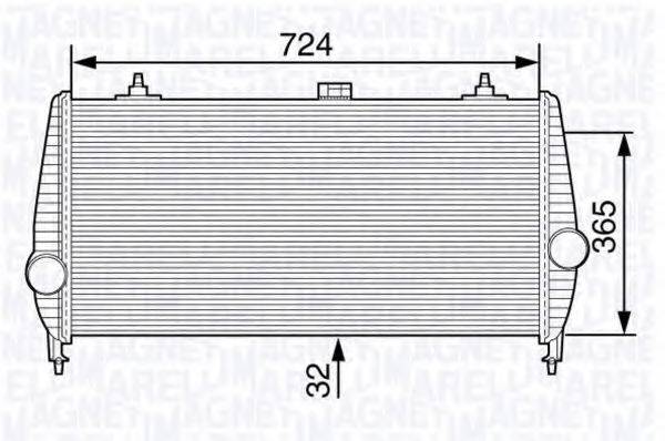 MAGNETI MARELLI 351319202700 Интеркулер