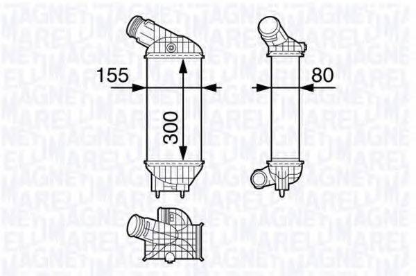 MAGNETI MARELLI 351319202880 Интеркулер