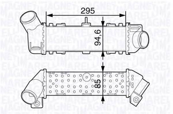 MAGNETI MARELLI 351319203260 Интеркулер