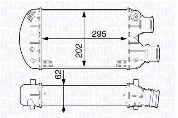 MAGNETI MARELLI 351319203310 Интеркулер
