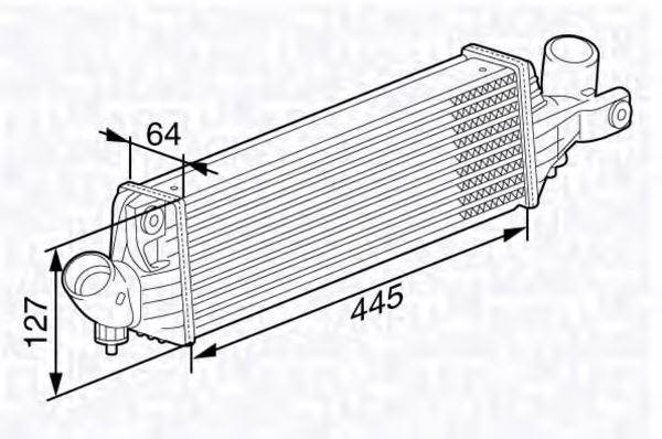 MAGNETI MARELLI 351319203330 Интеркулер