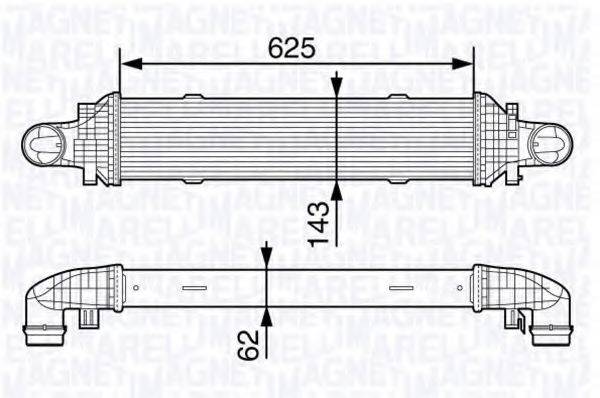 MAGNETI MARELLI 351319203350 Интеркулер