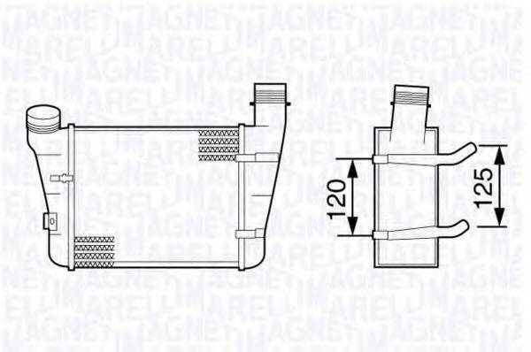 MAGNETI MARELLI 351319203410 Интеркулер