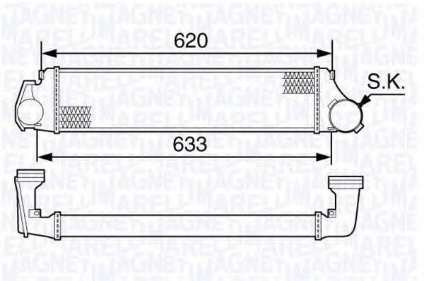 MAGNETI MARELLI 351319203420 Интеркулер