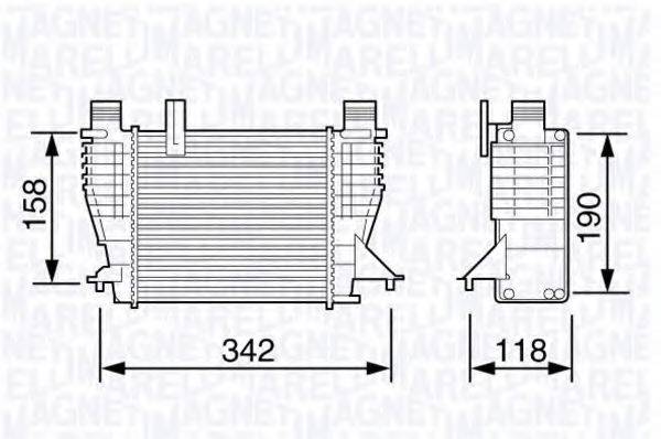 MAGNETI MARELLI 351319203560 Интеркулер
