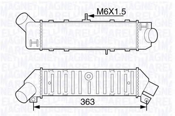 MAGNETI MARELLI 351319203600 Интеркулер